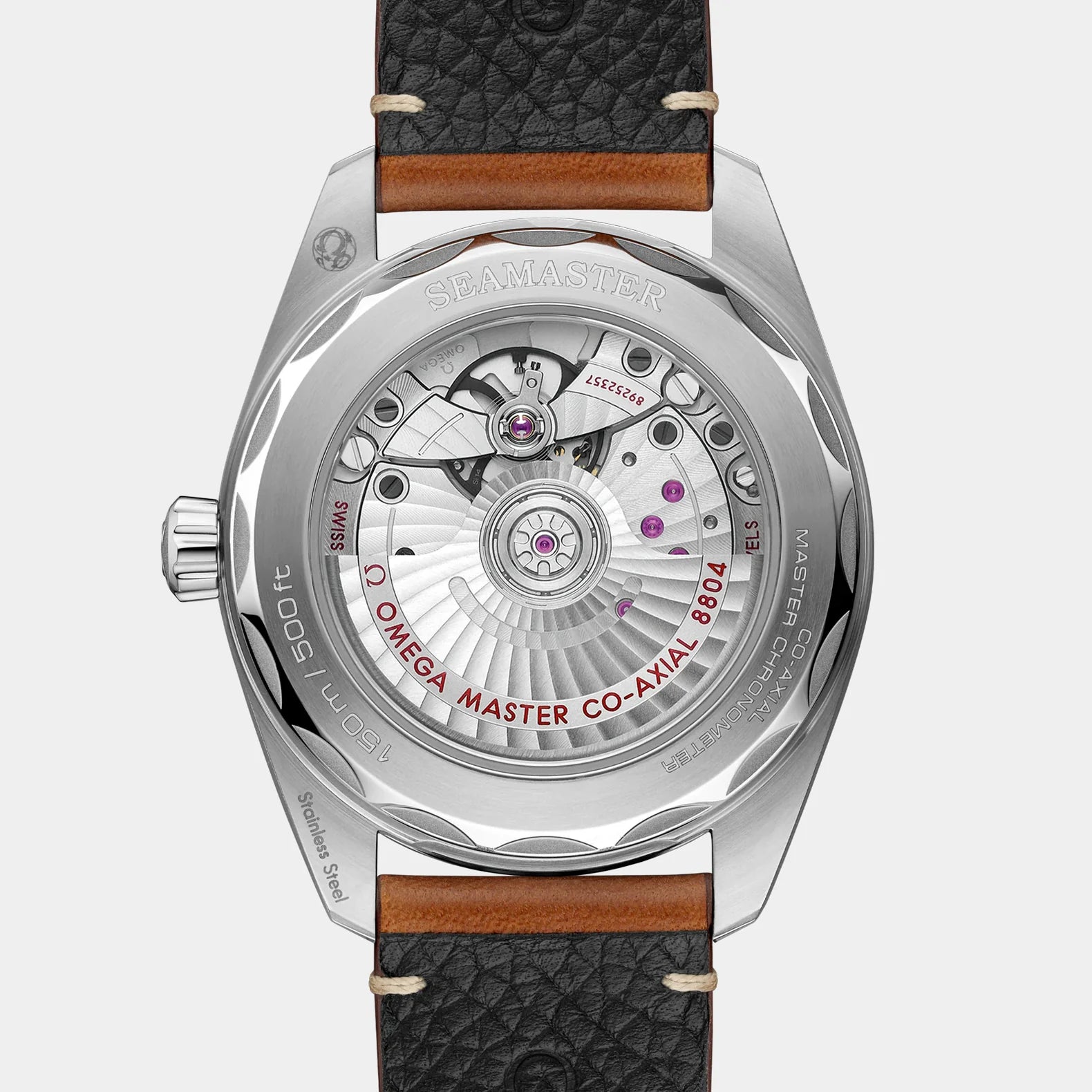 Seamaster Railmaster 38mm - Brown Gradient Dial on Leather Strap