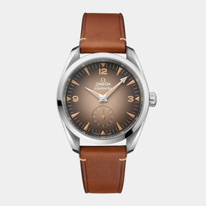 Seamaster Railmaster 38mm - Brown Gradient Dial on Leather Strap
