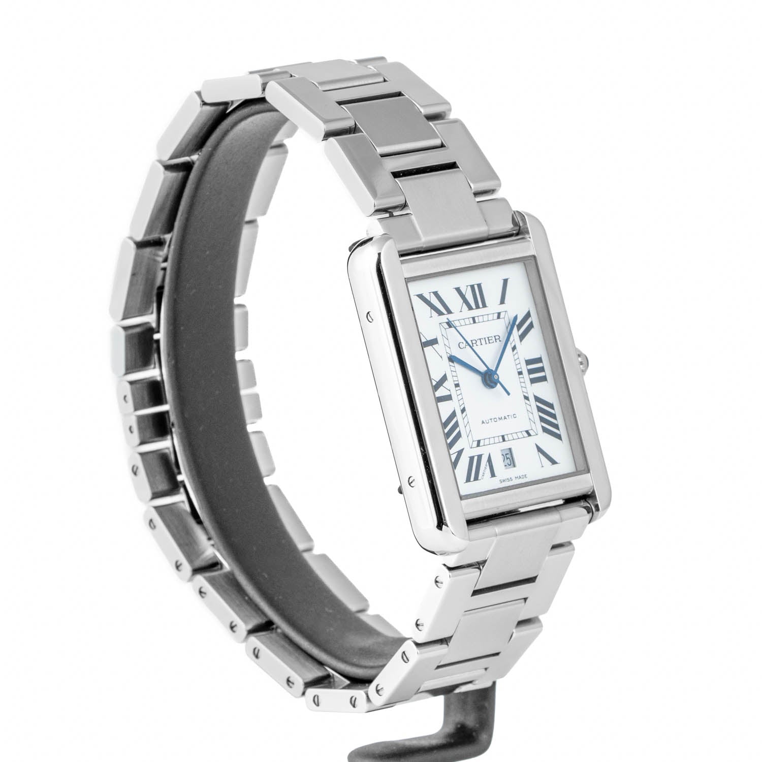 Cartier Tank Solo XL Silver Dial on Bracelet – W5200028