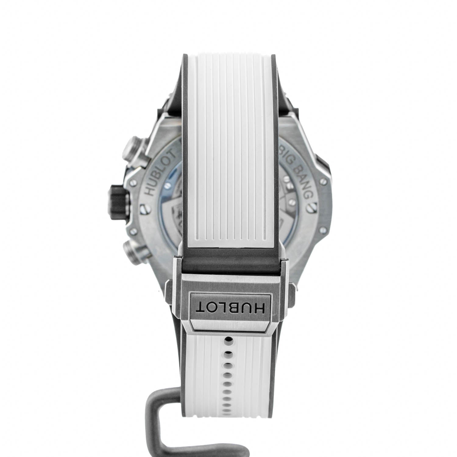 Hublot Big Bang Unico Titanium Pavé 42mm Skeleton Dial Rubber Strap - 441.NX.1171.RX.1104