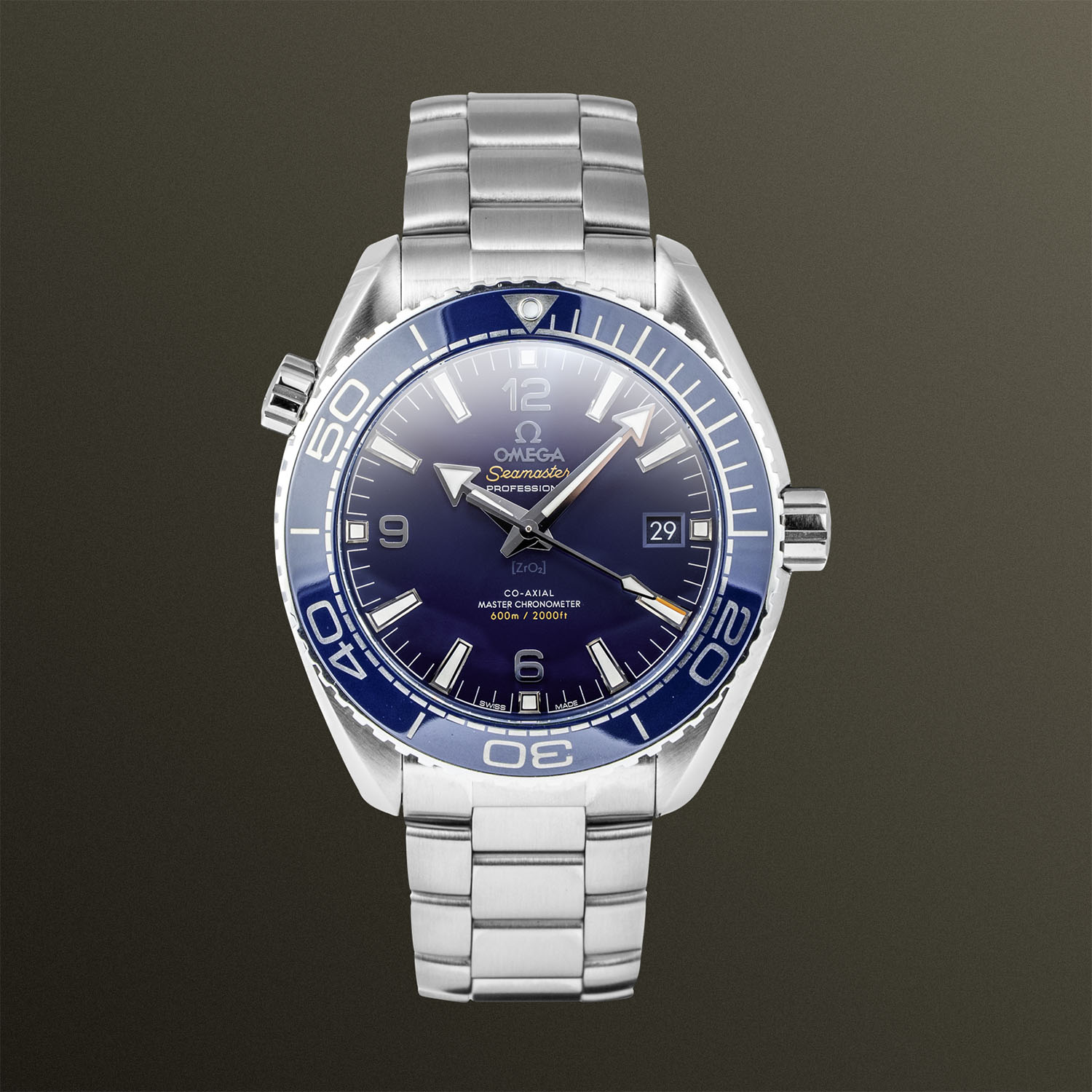 Omega Seamaster Planet Ocean 600M 43.5mm Blue Dial - 215.30.44.21.03.001