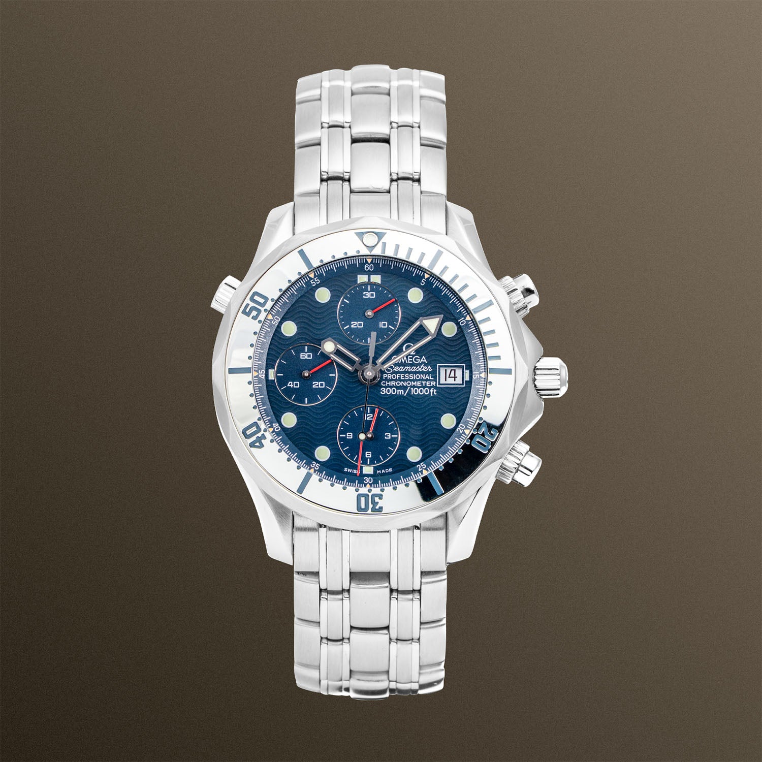 Omega Seamaster Chronograph Blue Dial 41.5mm - 2598.80.00