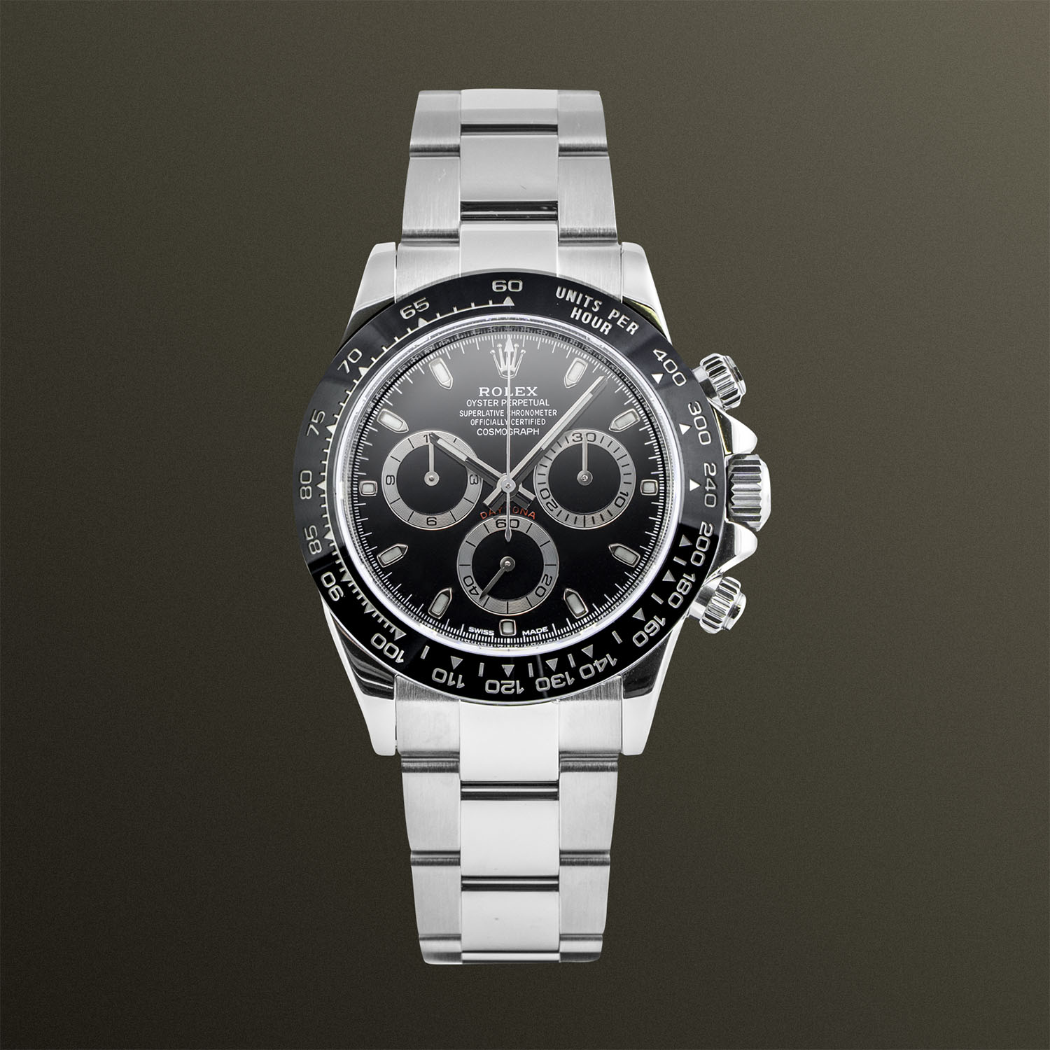 Rolex Cosmograph Daytona 40mm Black Dial Oyster Bracelet - 116500LN