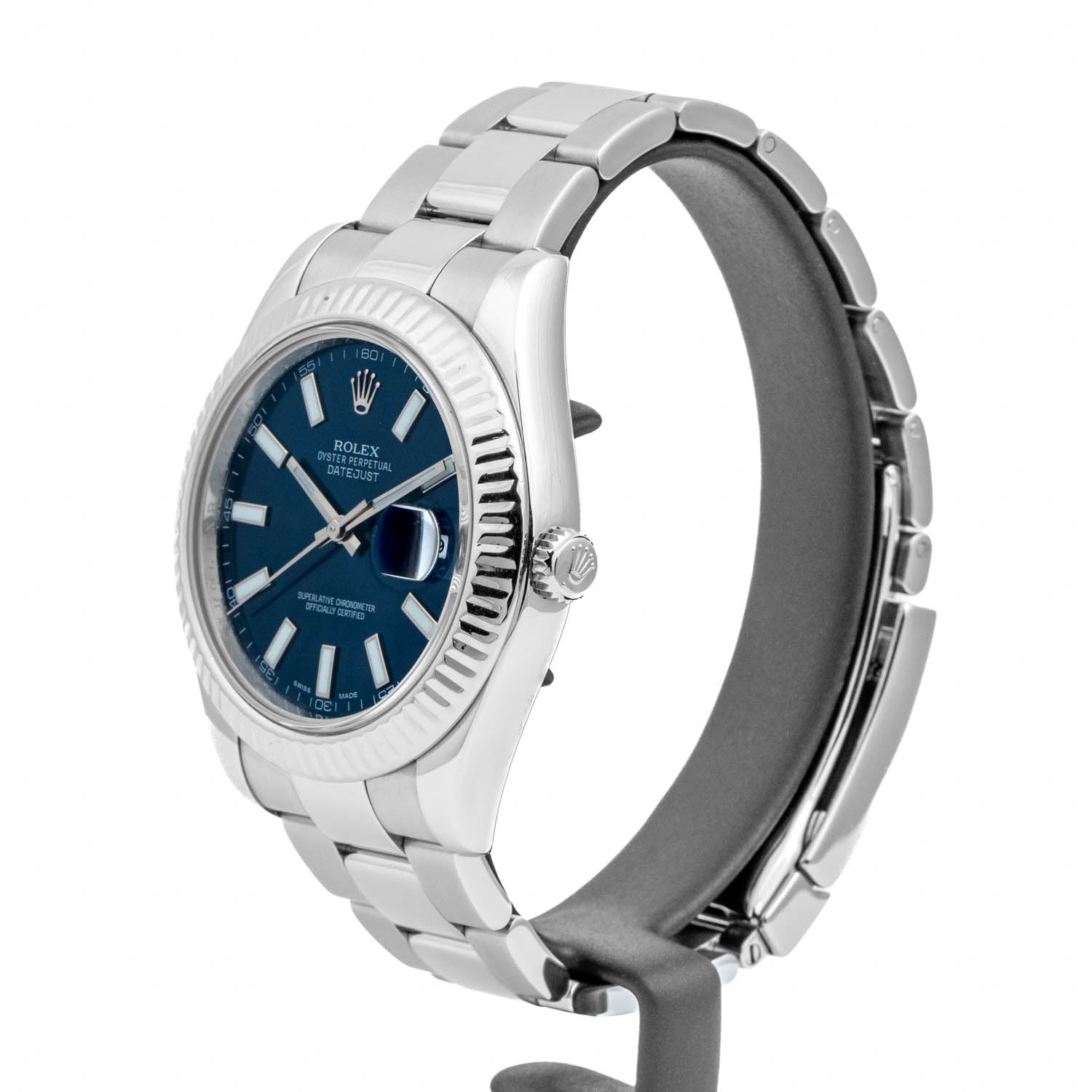 Rolex Datejust II 41mm Blue Sunburst Dial - 116334