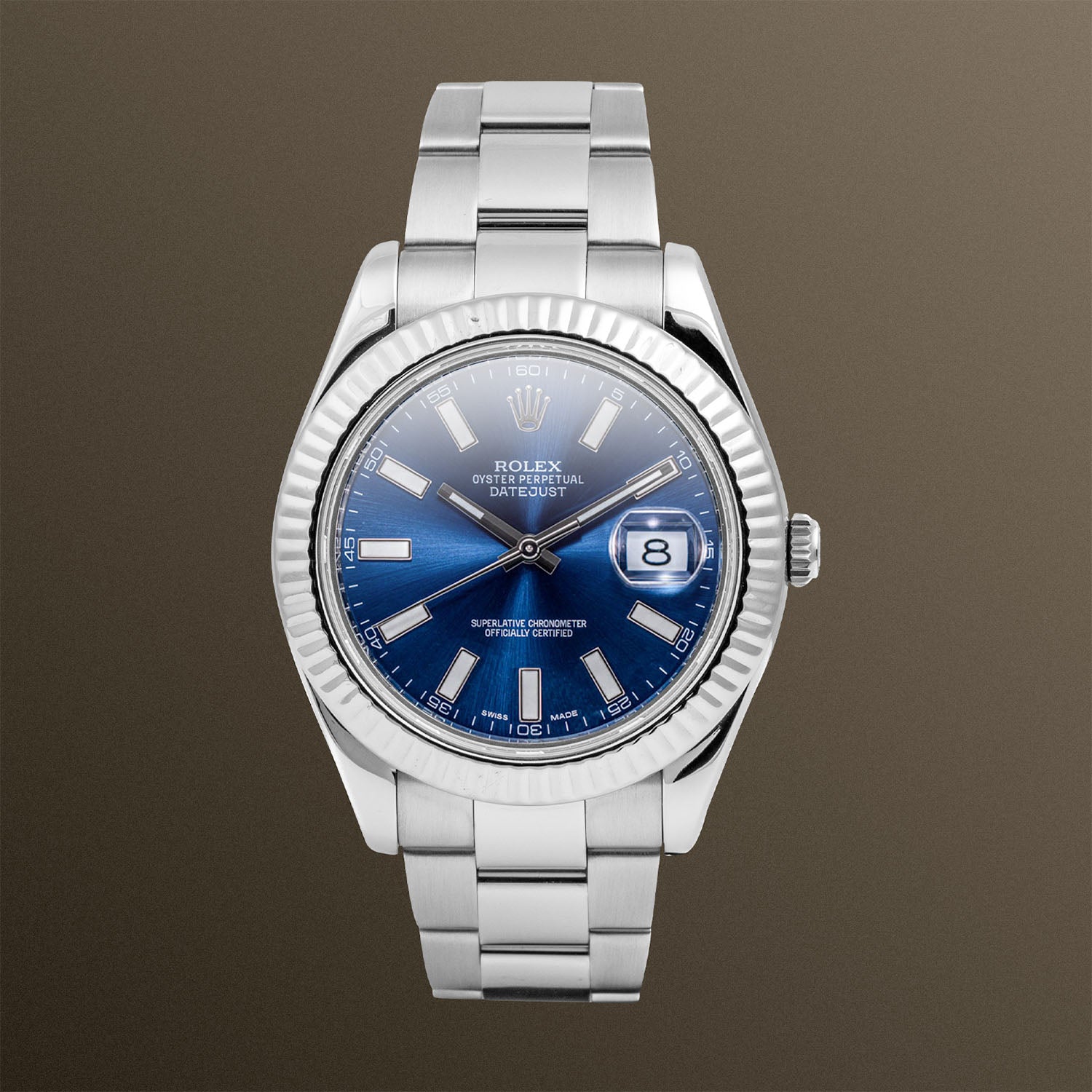 Rolex Datejust II 41mm Blue Sunburst Dial - 116334