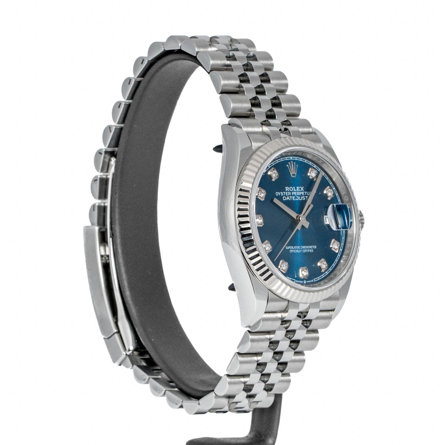Rolex Datejust 36 Blue Diamond Dial Jubilee 126234
