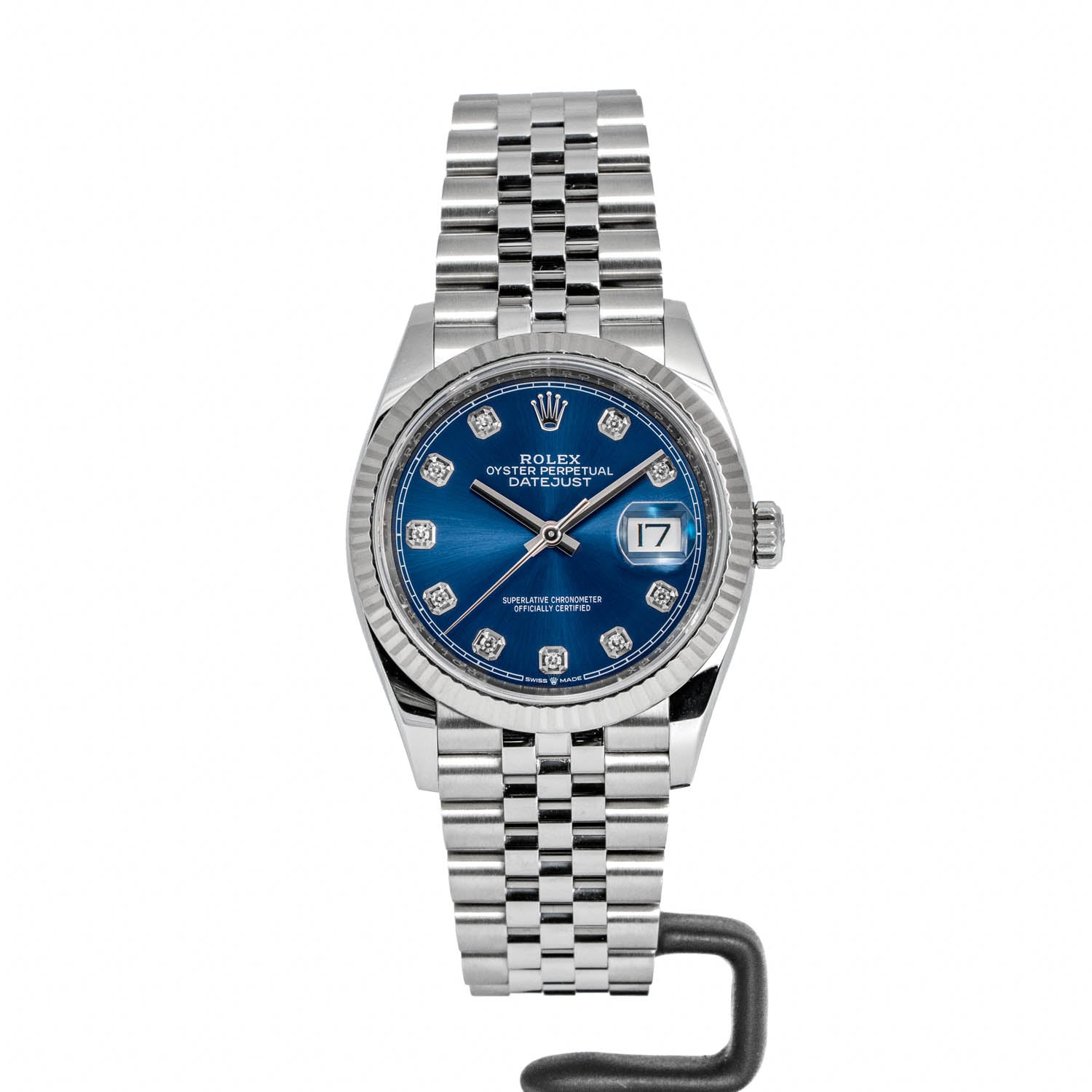Rolex Datejust 36 Blue Diamond Dial Jubilee 126234