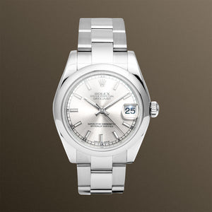 Rolex Datejust Silver Index Dial 31mm - 78240