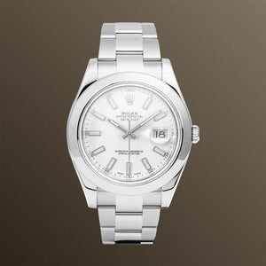 Rolex Datejust II White Index Dial 41mm - 116300