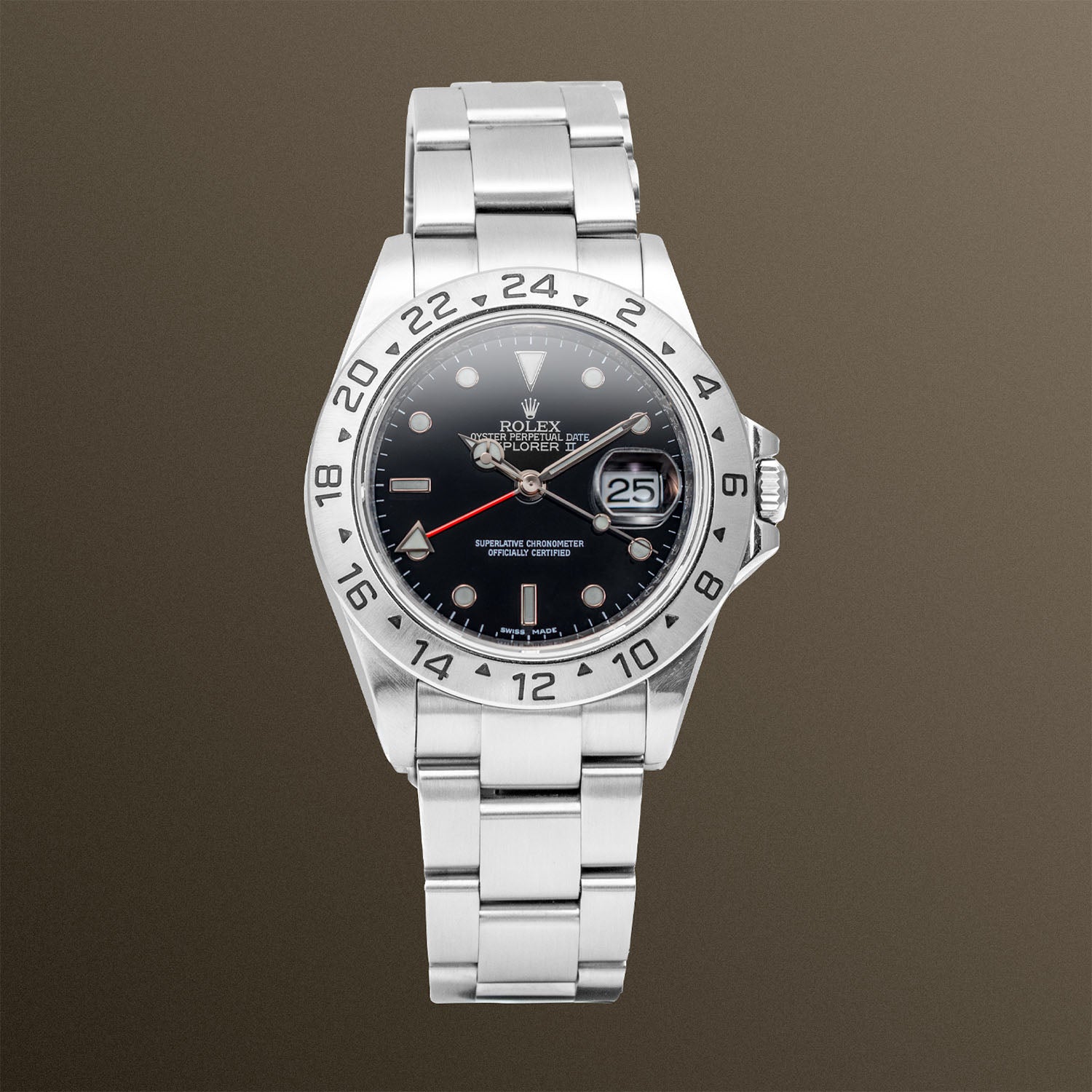Rolex Explorer II 40mm Black Dial - 16570