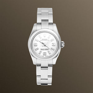 Rolex Oyster Perpetual White Arabic Dial 26mm - 176200