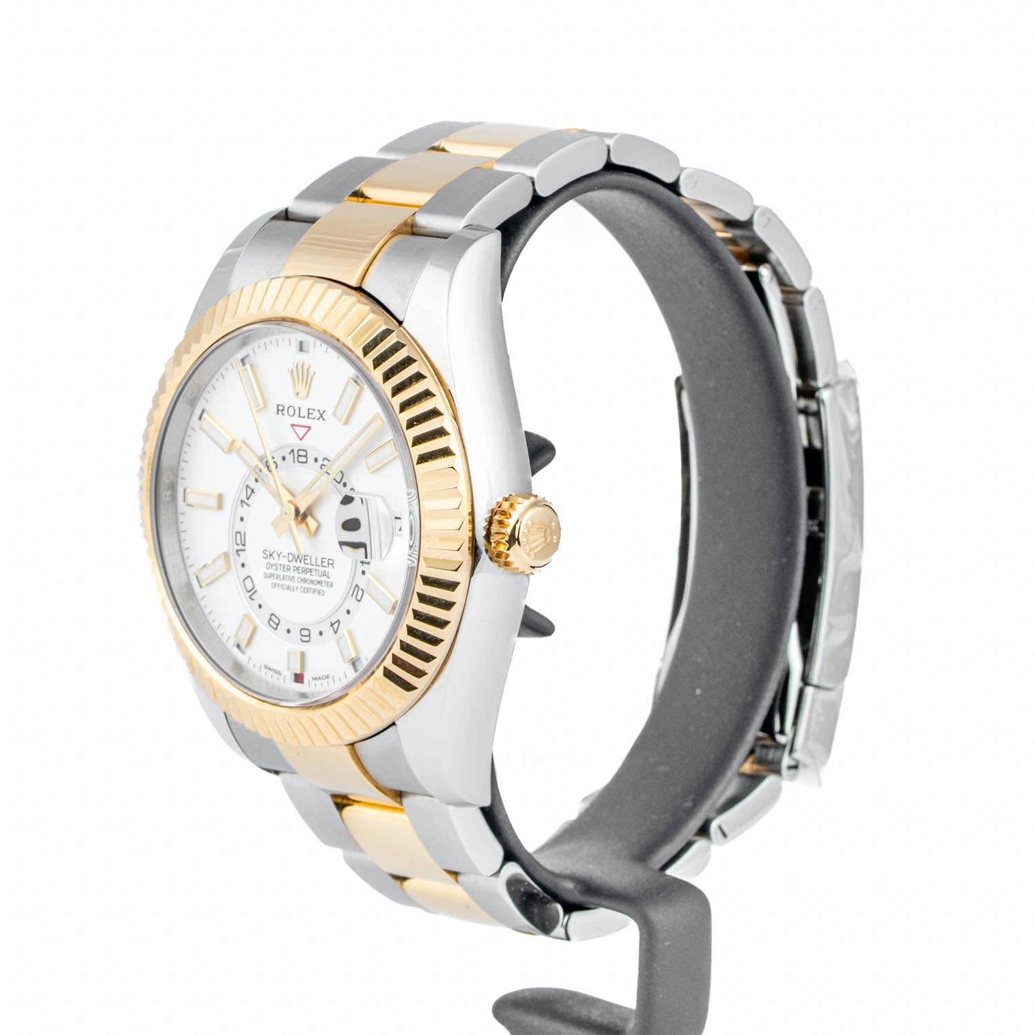 Rolex Sky-Dweller Two-Tone 42mm Silver Dial Oyster Bracelet - 326933