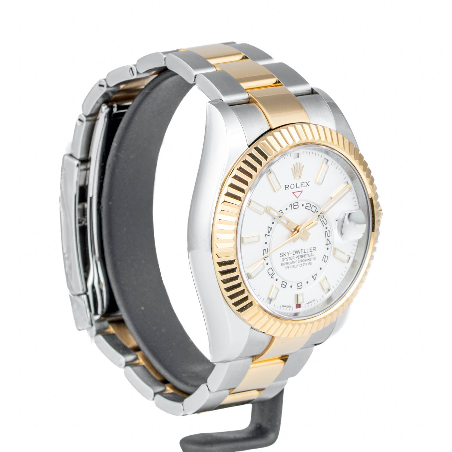 Rolex Sky-Dweller Two-Tone 42mm Silver Dial Oyster Bracelet - 326933
