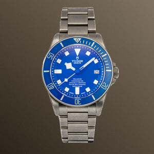 Tudor Pelagos Blue Dial Titanium Diver - M25600TB-0001