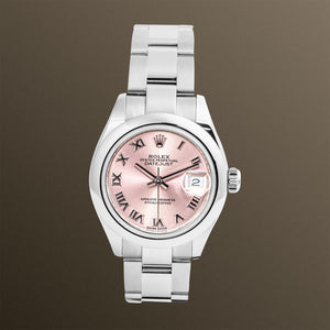 Rolex Lady Datejust 28mm Pink Roman Dial - 279160