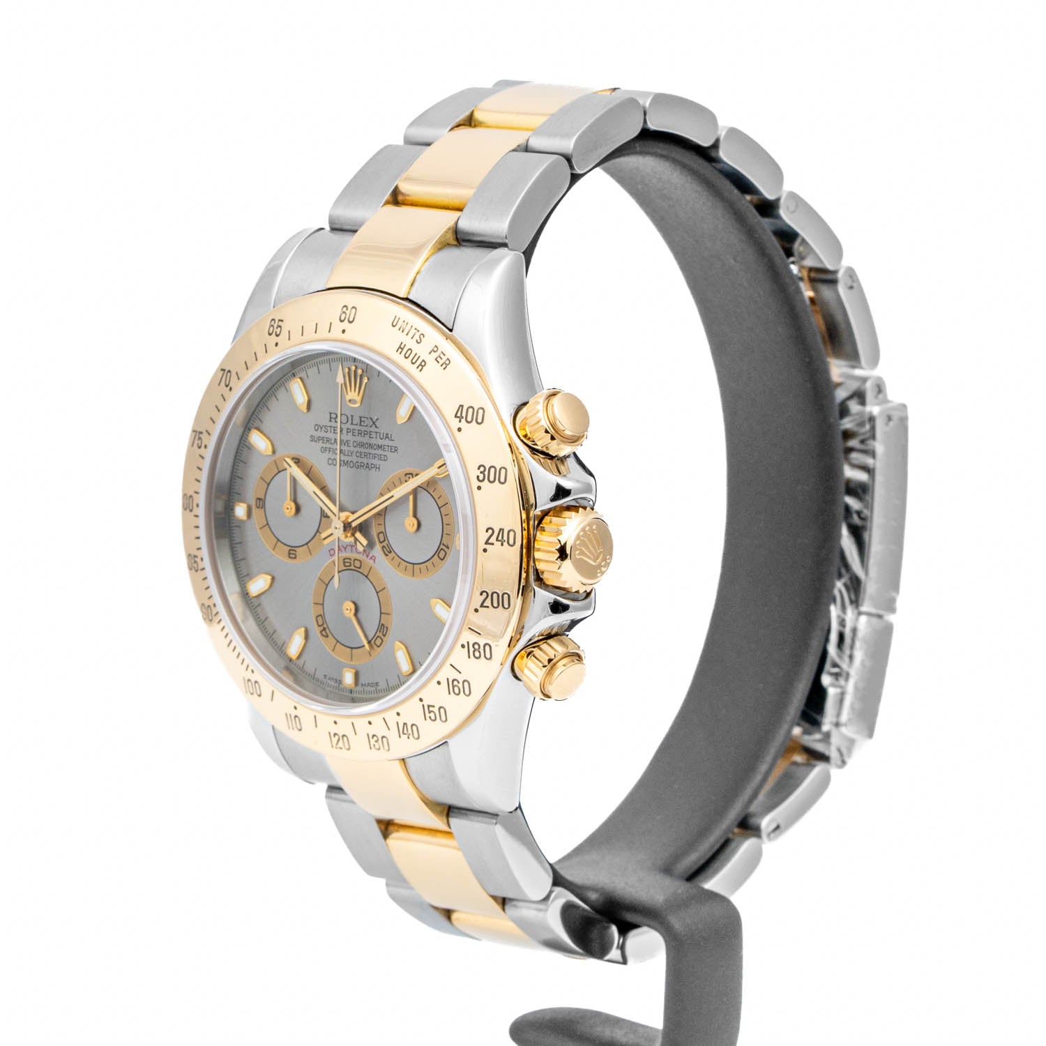 Two-Tone Rolex Daytona 40mm Slate Dial - 116523