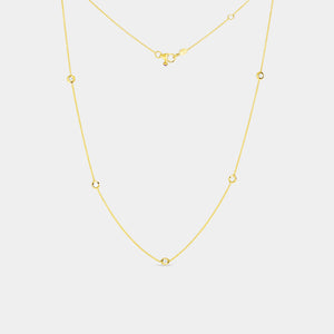 Diamond By The Inch 5 Station Necklace