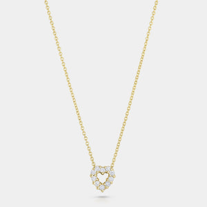 Tiny Treasures Diamond Heart Necklace