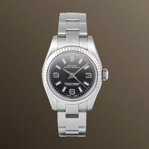 Rolex Datejust 26mm Black Arabic Dial Oyster Bracelet – 176234