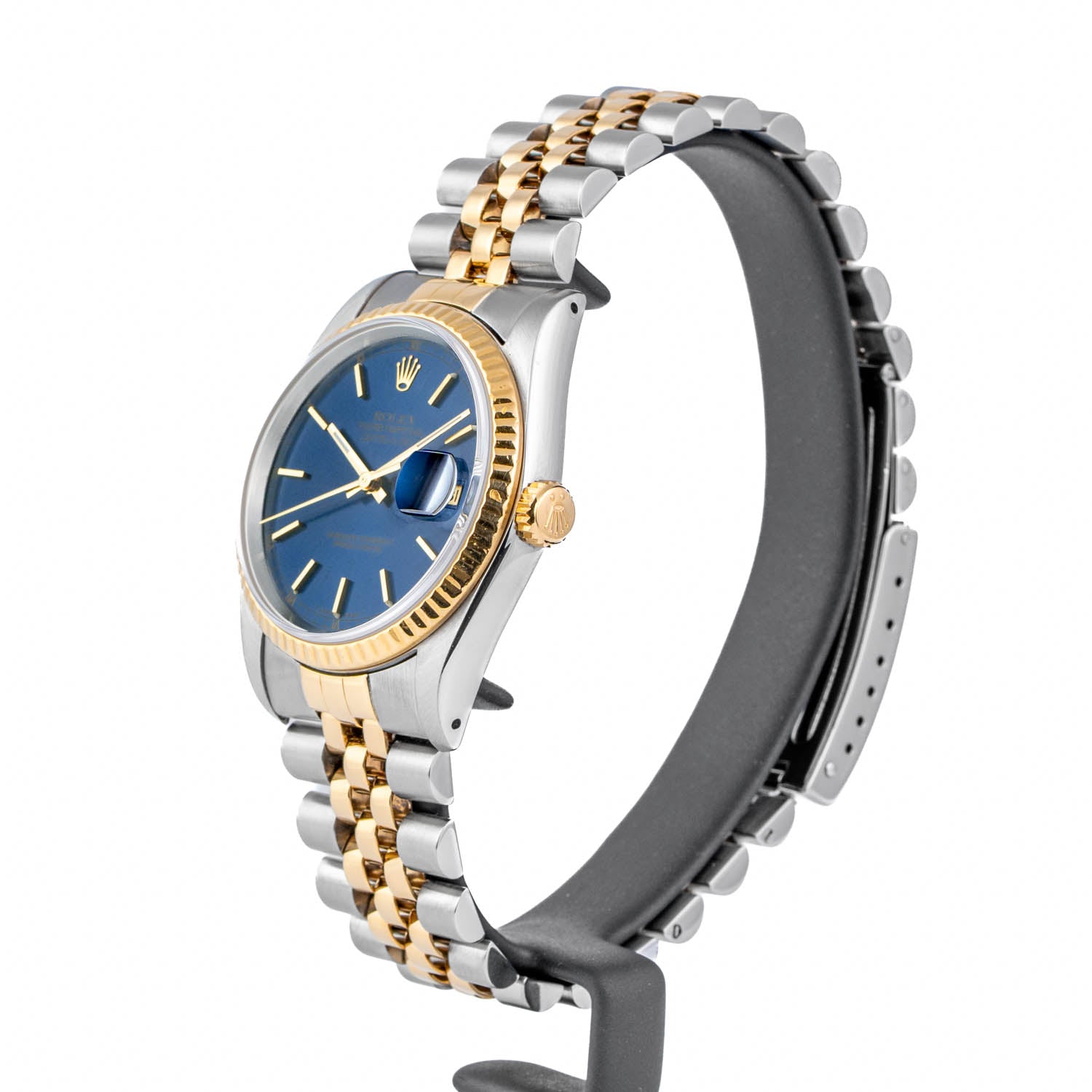 Rolex Datejust 36mm Blue Sunburst Dial Two-Tone Jubilee - 16233