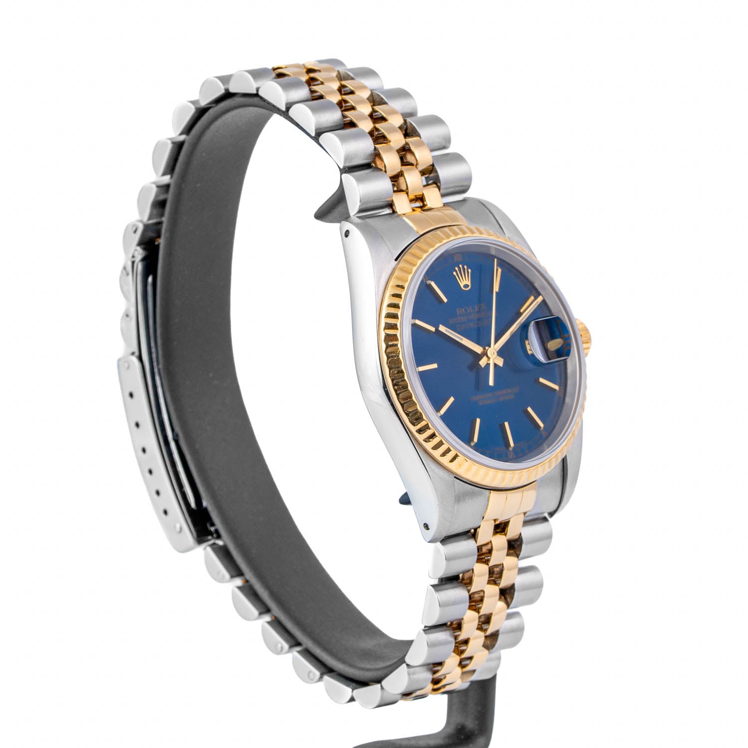 Rolex Datejust 36mm Blue Sunburst Dial Two-Tone Jubilee - 16233