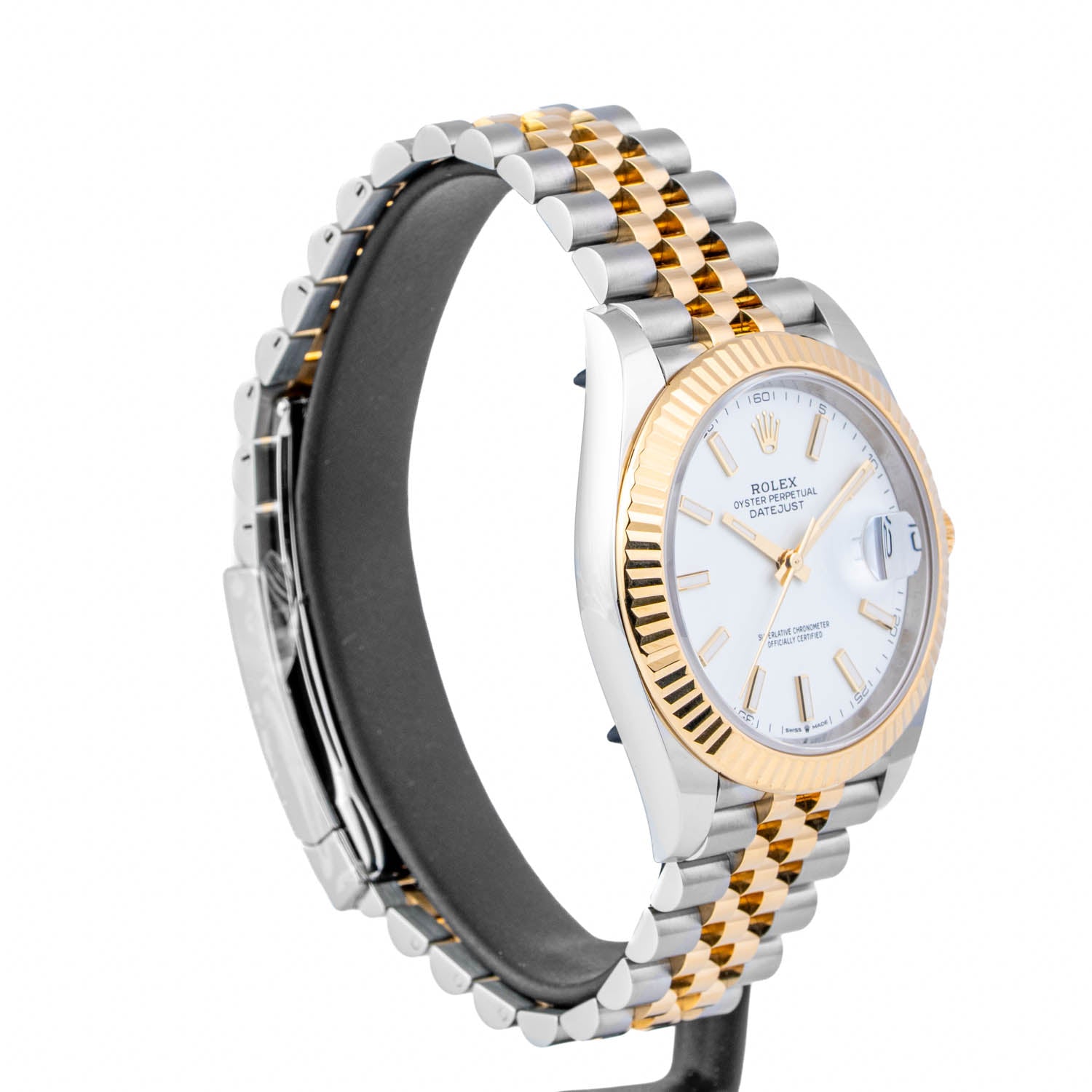 Rolex Datejust 41mm White Dial Two-Tone Jubilee Bracelet – 126333