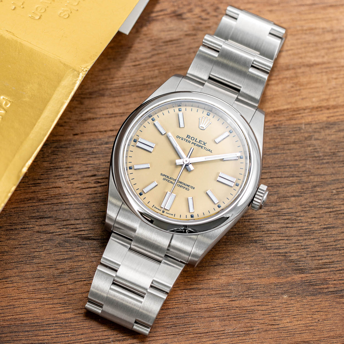 Rolex Oyster Perpetual 41mm Beige Dial - 134300