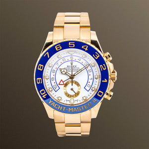 Rolex Yacht-Master II 44mm 18K Yellow Gold White Dial - 116688