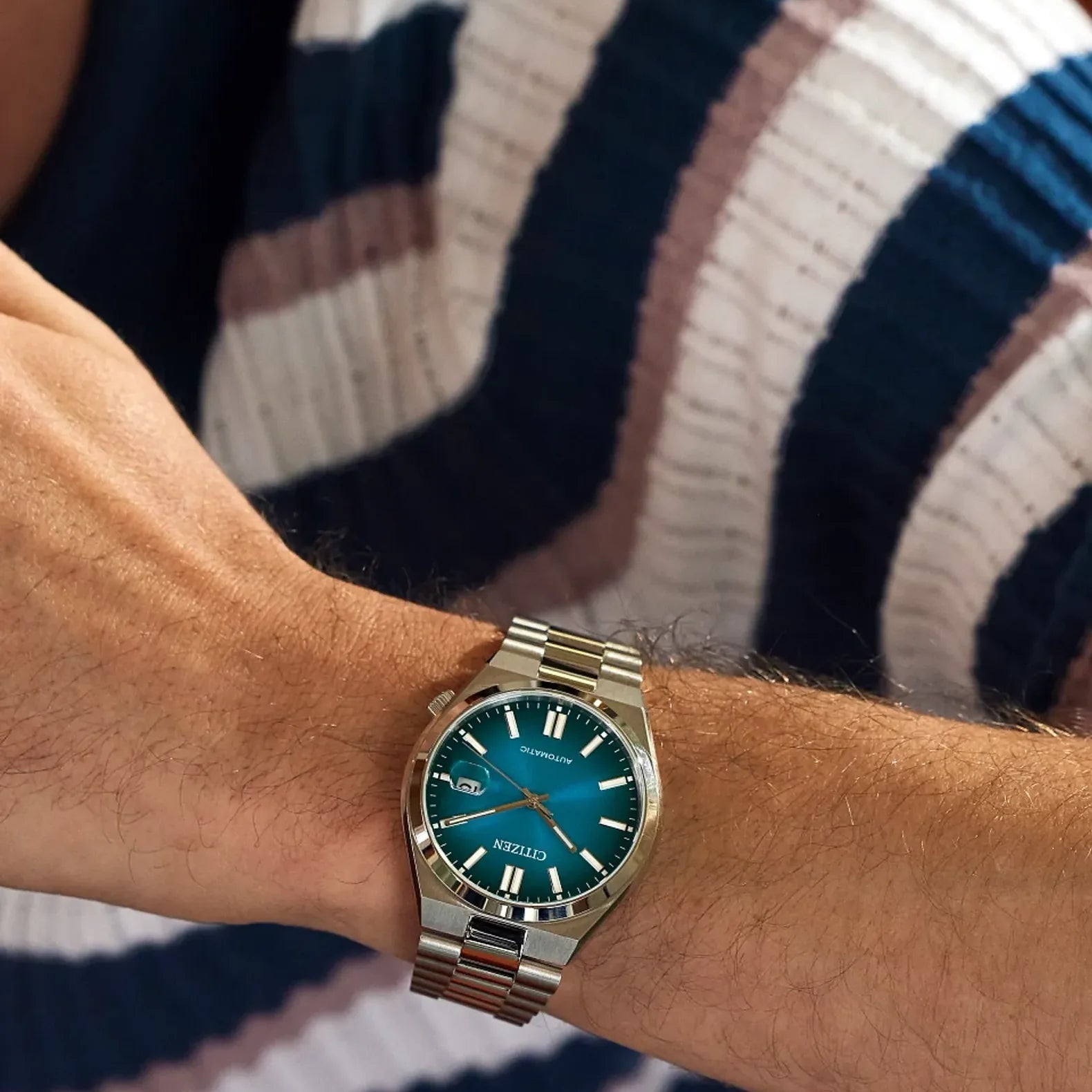 Tsuyosa 40mm - Blue Gradient Dial on Bracelet