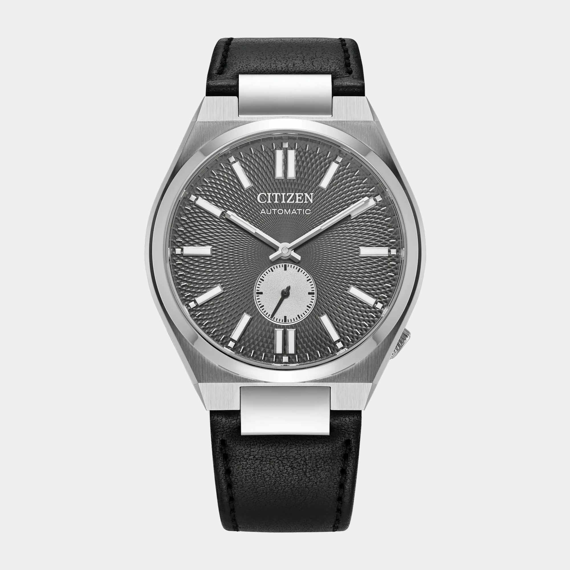 Tsuyosa Small Seconds 40mm - Gray Texture Dial on Strap