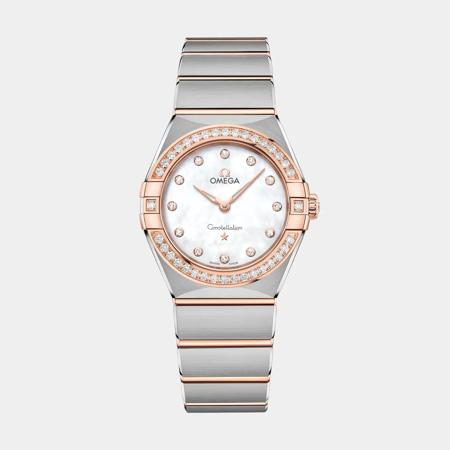 Constellation Two-Tone - Mother of Pearl Diamond Dial and Bezel
