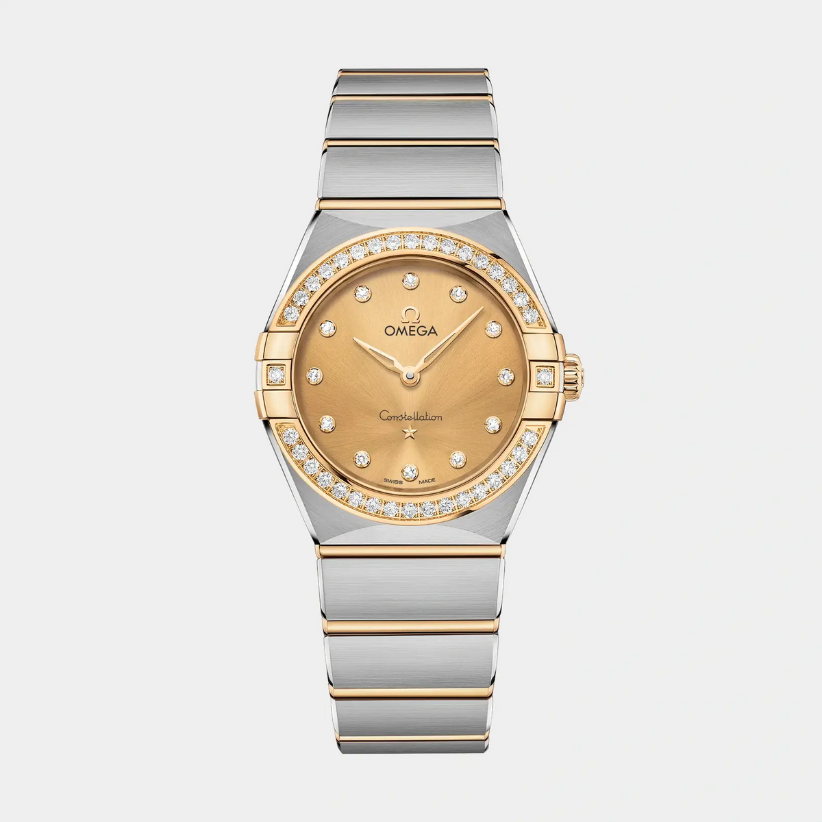 OMEGA | Constellation Two-Tone - Gold Diamond Dial and Bezel