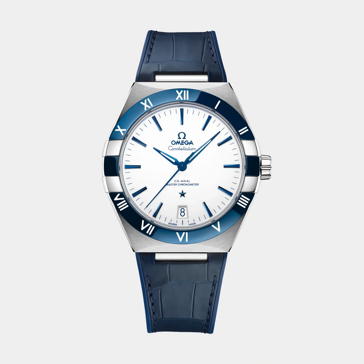 OMEGA | Constellation 41mm - White Ceramic Dial on Strap