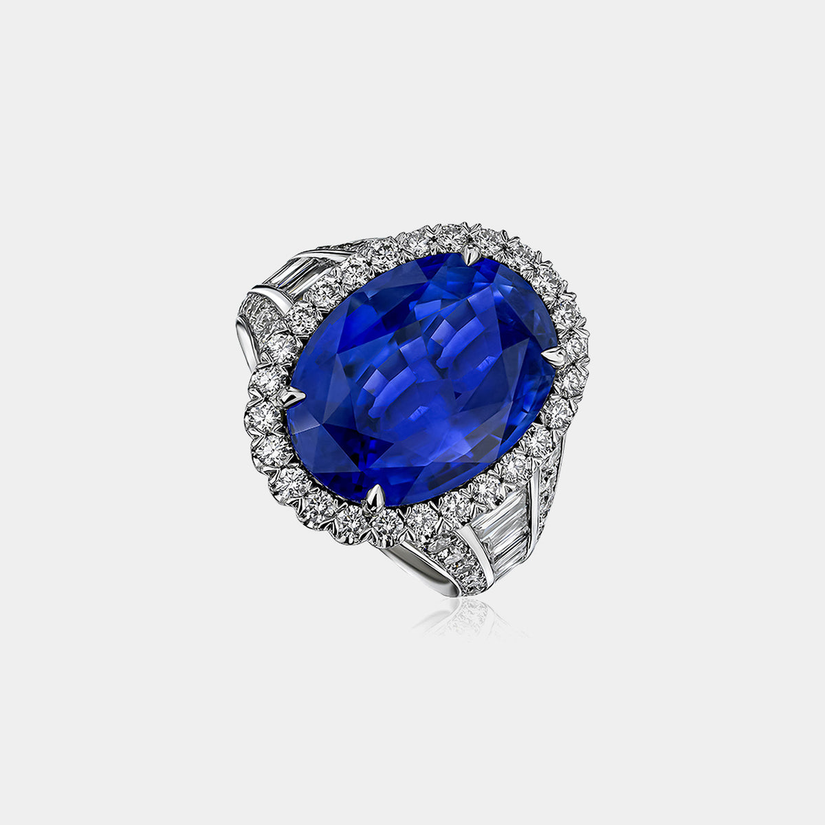 Sapphire Oval Ring
