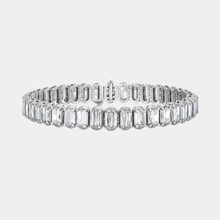 L’Amour Crisscut Classic Diamond Tennis Bracelet