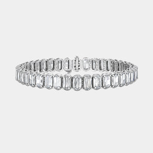 L’Amour Crisscut Classic Diamond Tennis Bracelet
