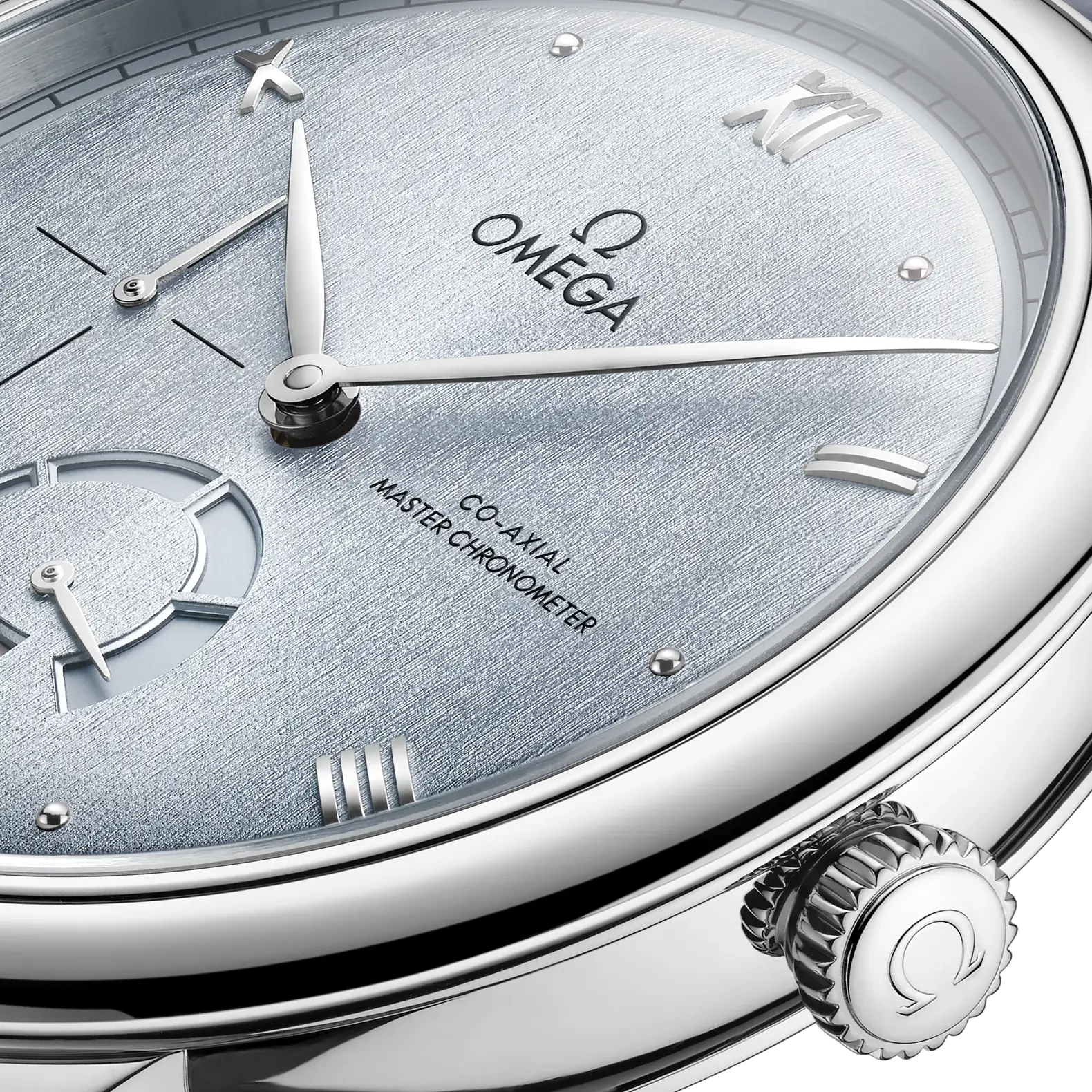 De Ville Prestige 41mm - Light Blue Dial on Strap