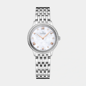 De Ville Prestige 27.5mm - Mother of Pearl Diamond Dial and Bezel