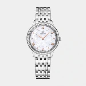 De Ville Prestige 30mm - Mother of Pearl Diamond Dial and Bezel