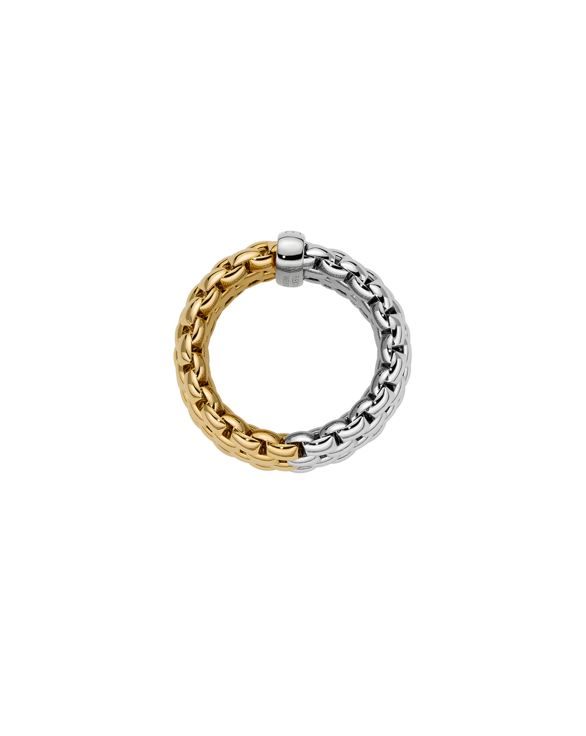 Essentials Bicolour Flex’it Ring with Oval Mesh