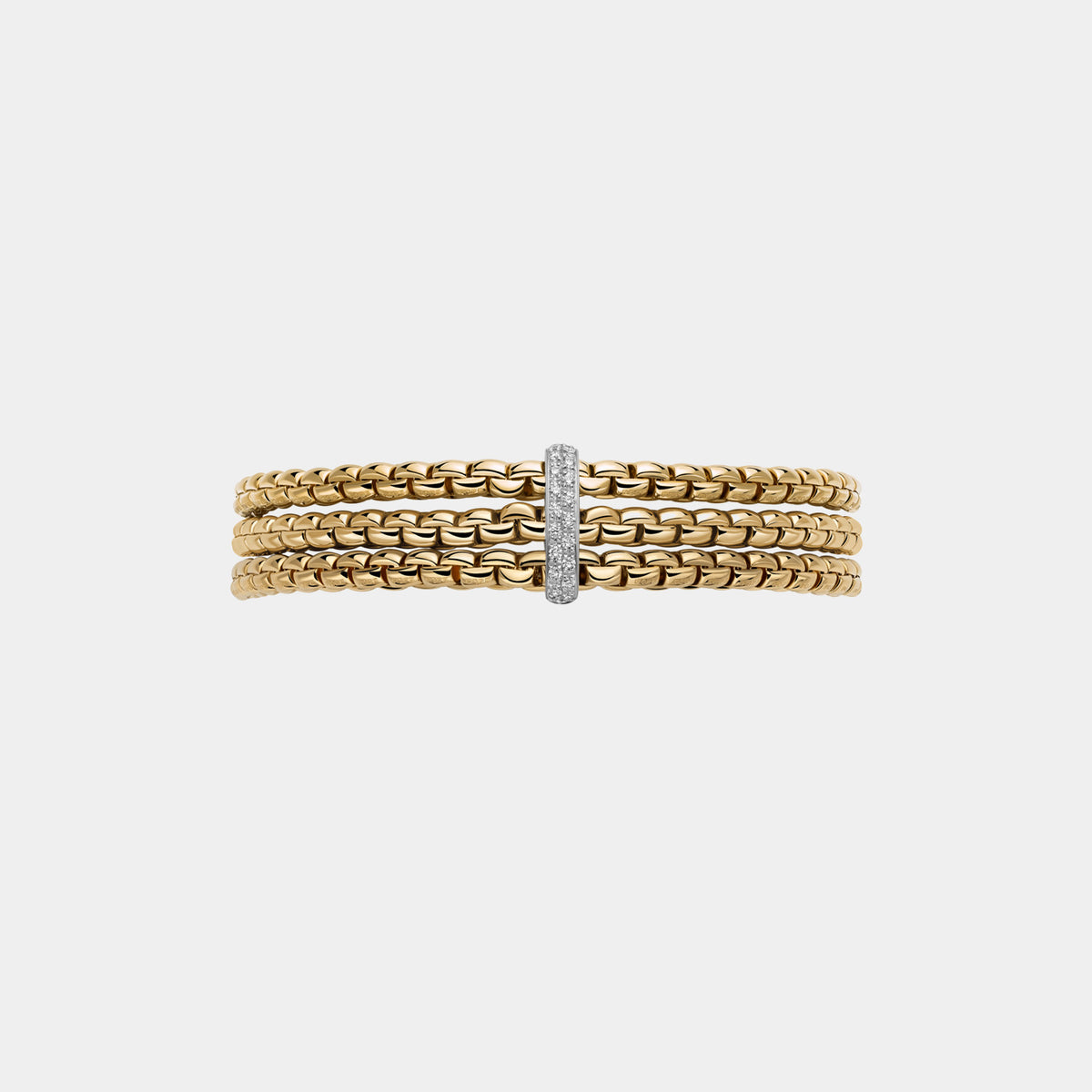 Eka Flex’it Triple Mesh Diamond Pavé Bracelet