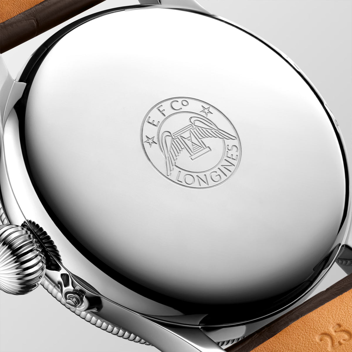 Lindbergh Hour Angle Watch 47.5mm White Dial Stainless Steel Watch