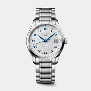 Master Collection 39mm Silver Barleycorn Dial Stainless Steel Watch