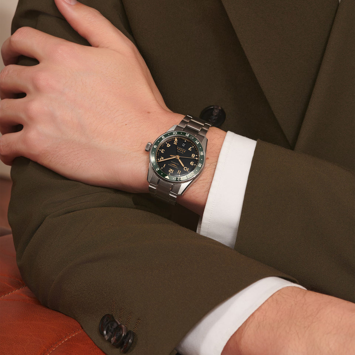 Spirit Zulu Time 39mm Anthracite Dial Stainless Steel Watch