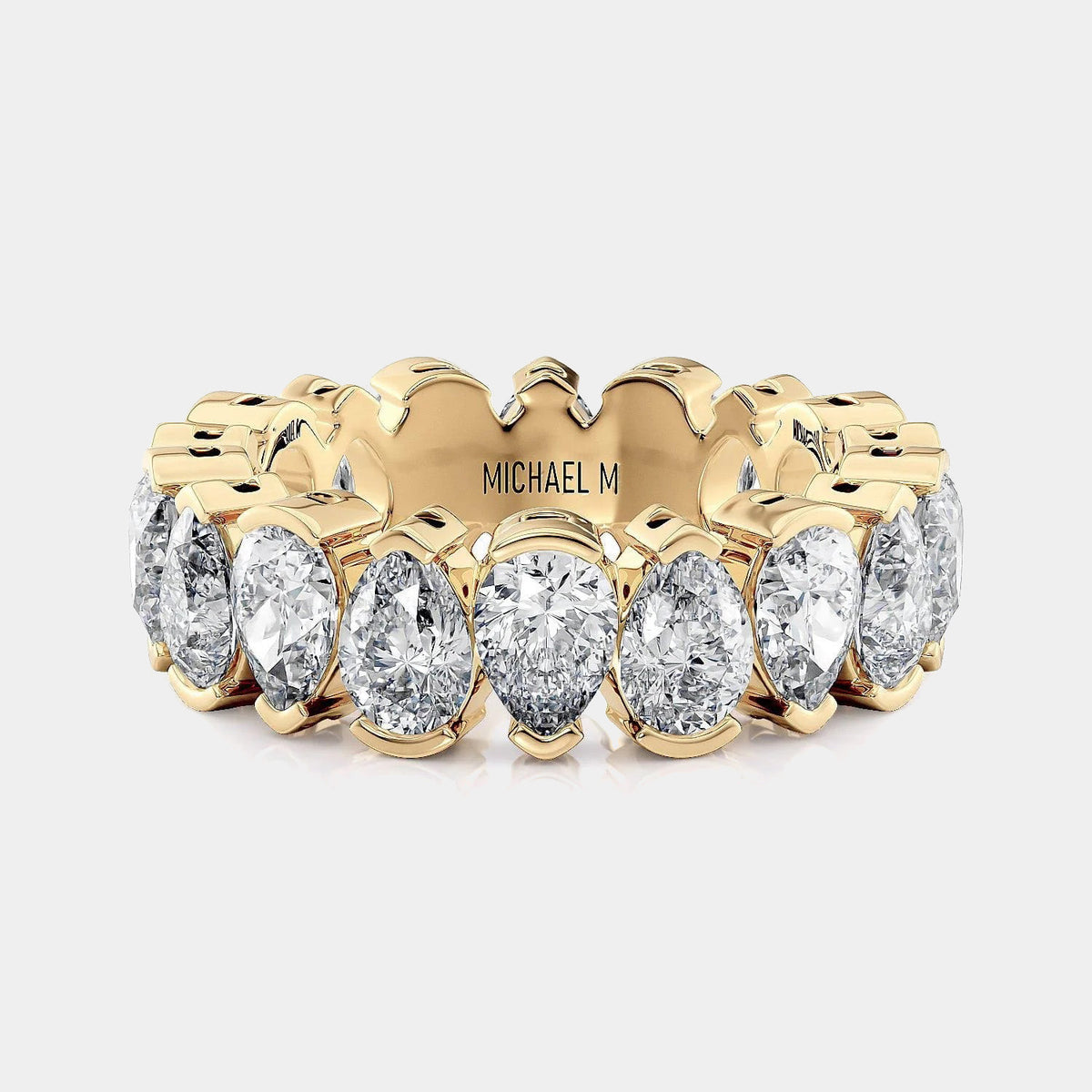 Montage Oval Diamond Band