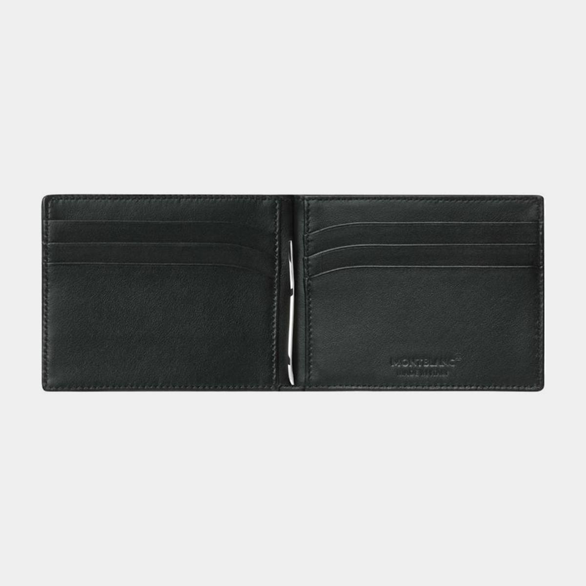 Meisterstück Wallet 6cc with Money Clip - Black