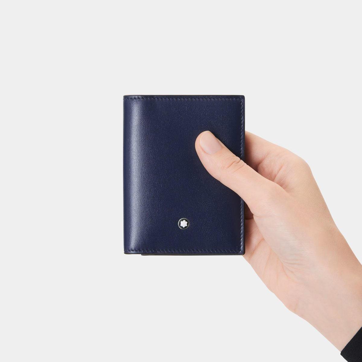 Meisterstück Card Holder 4cc - Ink Blue