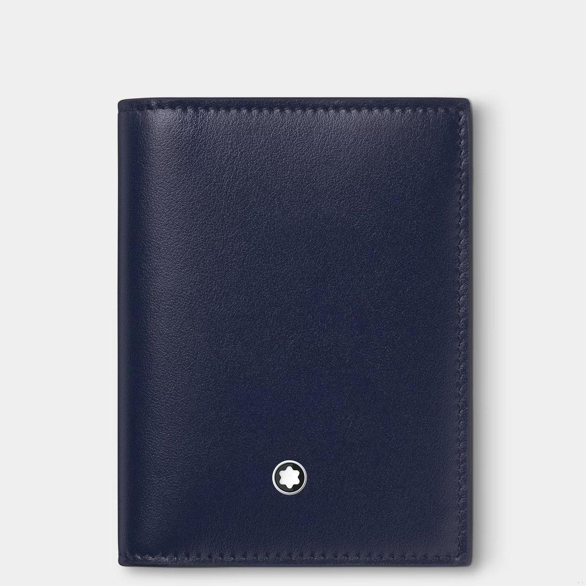 Meisterstück Card Holder 4cc - Ink Blue