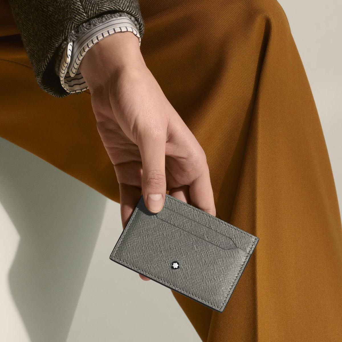 Montblanc | Sartorial Card Holder 5cc - Medium Grey