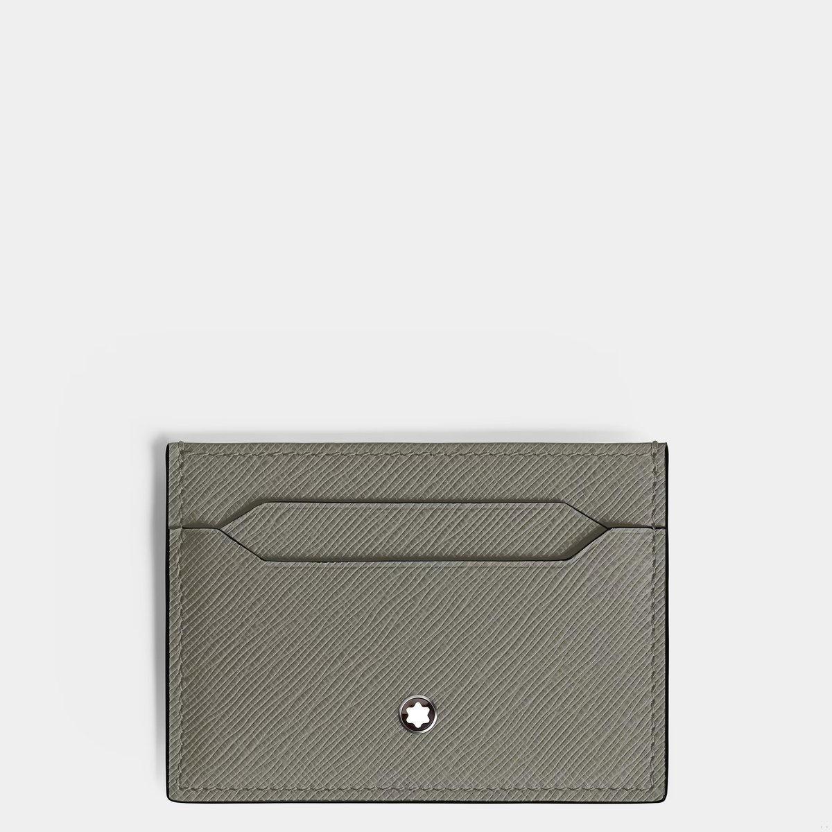 Sartorial Card Holder 5cc - Medium Grey